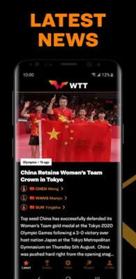 World Table Tennis android App screenshot 0