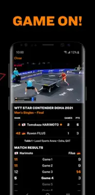 World Table Tennis android App screenshot 4